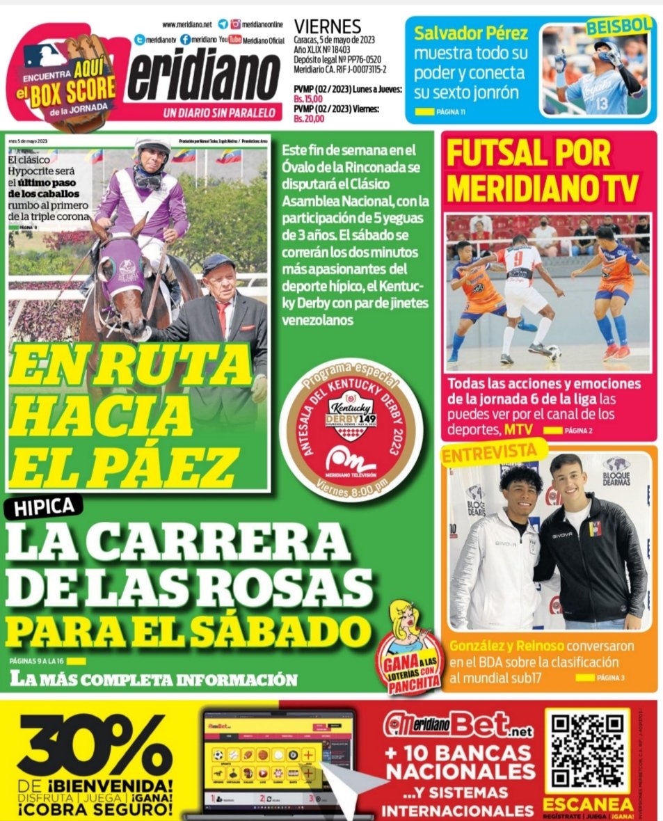 dasilvafutsal's tweet photo. El diario #Meridiano confirma la transmisión de otra jornada de la @LigaFUTVESala. Será desde "El Poliedrito" con el partido entre #MundoFactory y #Tigres. ¡Allá estaremos! https://t.co/iKHsx1AbMl