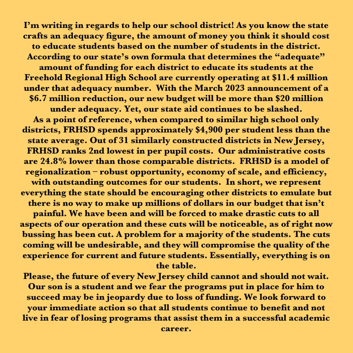 Shutterbugshack's tweet photo. @GovMurphy @declanoscanlon @AswVickyFlynn @GScharfenberger @FRHSDSup @MarlboroHSinNJ #StopS2 #SOS 
Please Help our Students!!!!!! https://t.co/Ck1xY356eh
