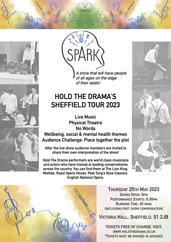 jmpcummings's tweet image. 🌟It’s SO exciting and a rare treat to perform SPARK to A PUBLIC AUDIENCE! 🏟️If you’re near Sheffield on 25th May then come along! Tickets Free Of Charge 🎫🎟️#sheffield #performance #tickets #news #tour #theatre #mentalhealth #audiences #thingstodo #kids #family @drama_hold