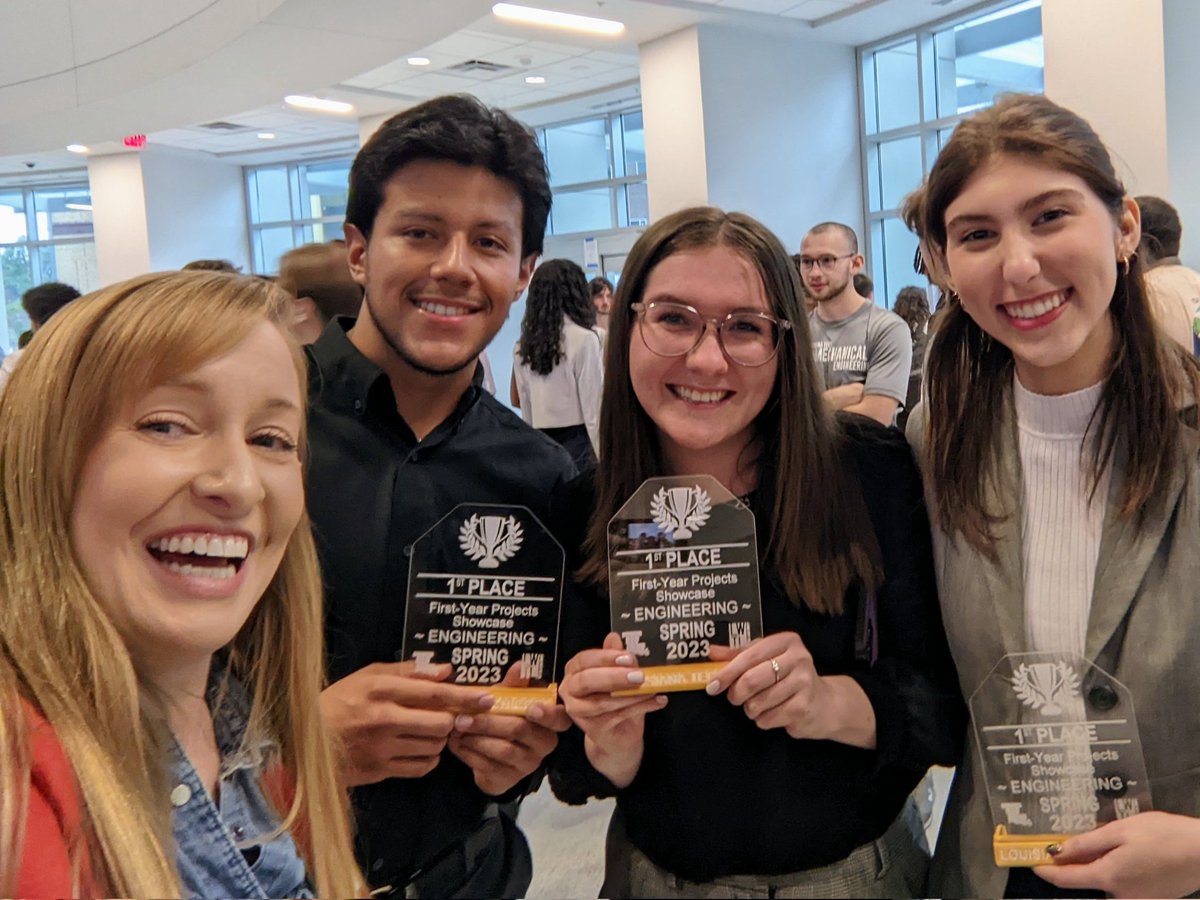 kristis's tweet photo. I love @LATechCOES 's Freshman Engineering Design Expo! I was so proud of so many of my students who won awards for their design pitches tonight. https://t.co/lKzEZ2eZ3m