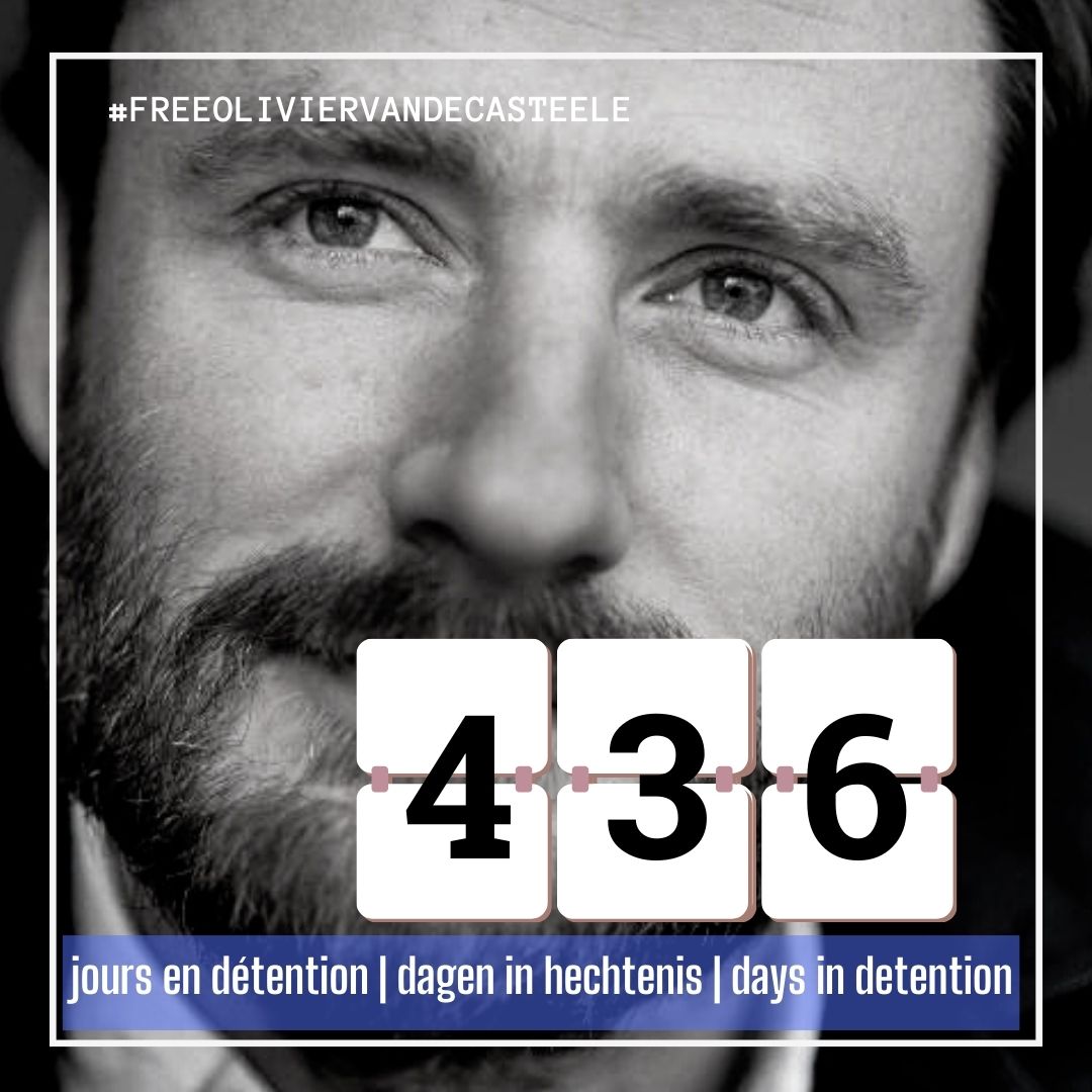 As of today, Belgian humanitarian worker Olivier Vandecasteele has been detained arbitrarily in #Iran for 436 days.

#FreeOlivierVandecasteele