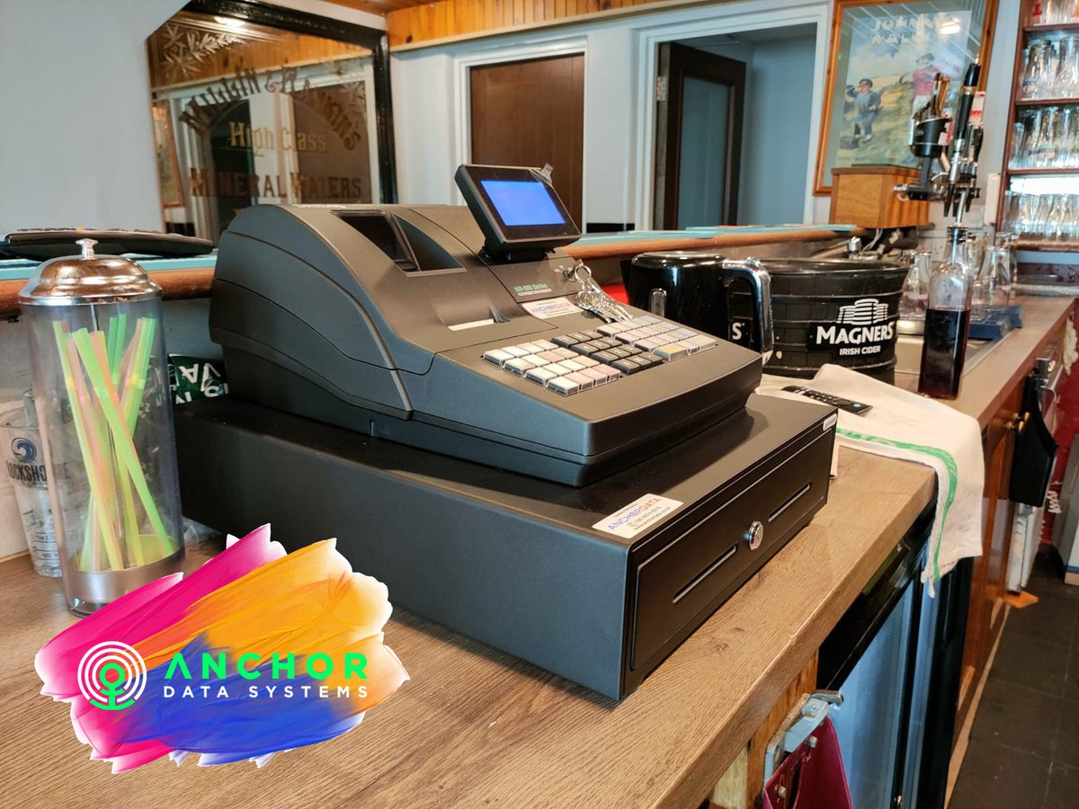 AnchorData's tweet image. #Sam4s NR-500 Series #CashRegister programmed &amp;amp; installed for long standing customer Dorans Bar  Hilltown. This model is low cost, but highly dependable &amp;amp; simple to operate or make changes. We always keep these in stock for immediate collection or dispatch.
