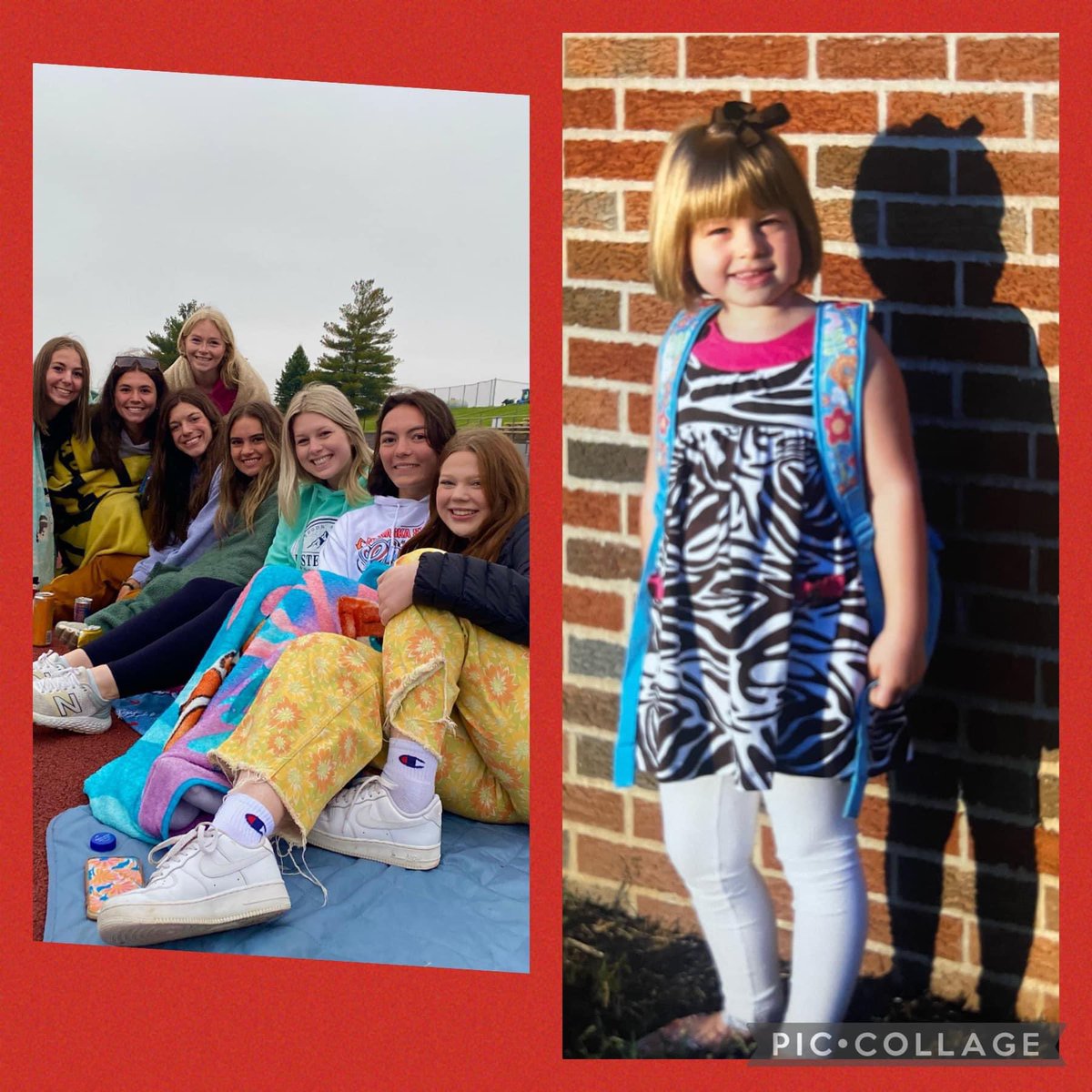 From the first day of Kindergarten to watching the ☀️ rise on the last day of Senior year 🥲. Love you <a href="/ameliag1422/">amelia gocke</a> #ClassOf2023
