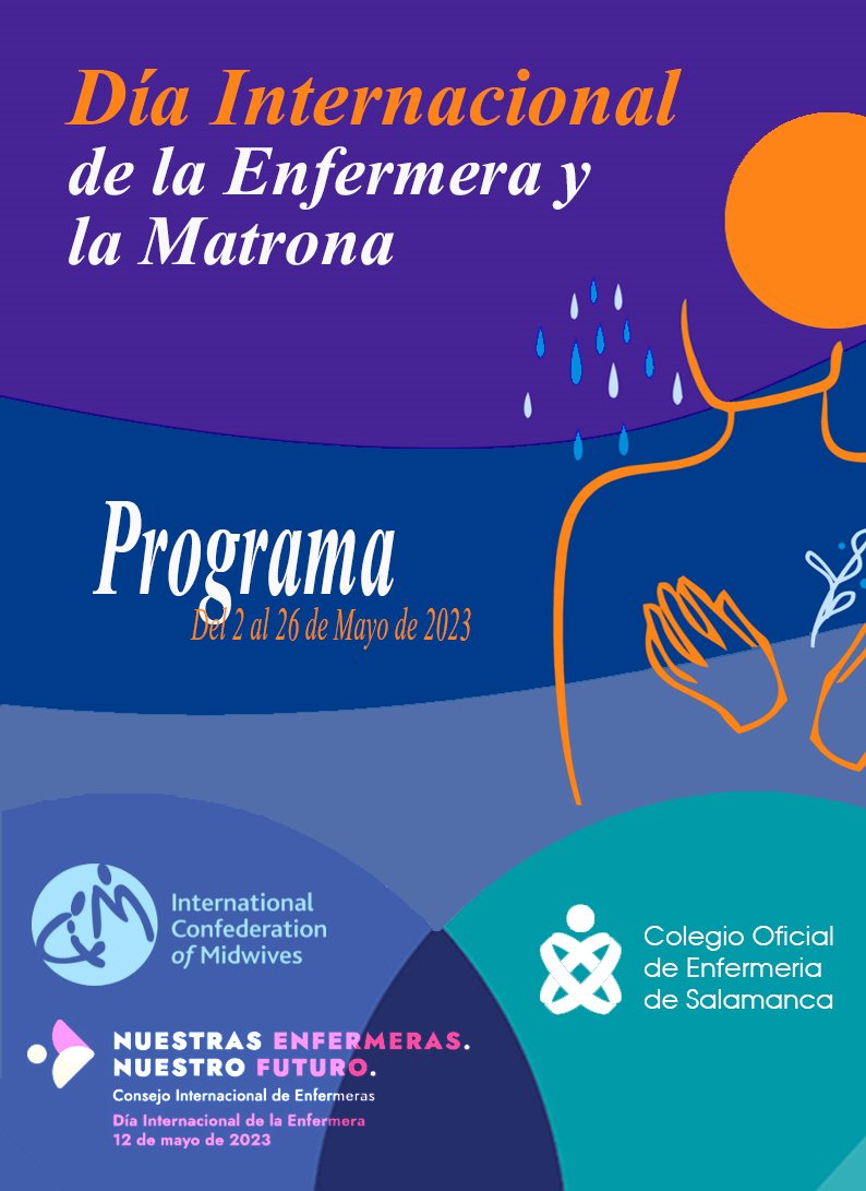 El futuro de la enfermería eje de los actos de celebración del #die2023 en el @coenfsalamanca con la intervención de Guerra Bernal, <a href="/FornerEnrique/">Enrique Ruiz Forner</a> y <a href="/manuamezcua/">Manuel Amezcua</a> 
🏫 COE Salamanca 🗓️ 9 mayo · ⏰ 17:00 h. 
Acceso al programa 👇
enfermeriasalamanca.com/jornada-nuestr…