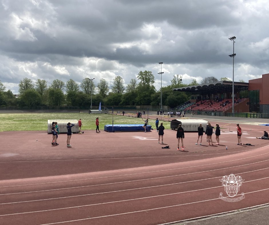 Matilda in second event of junior section (high jump).