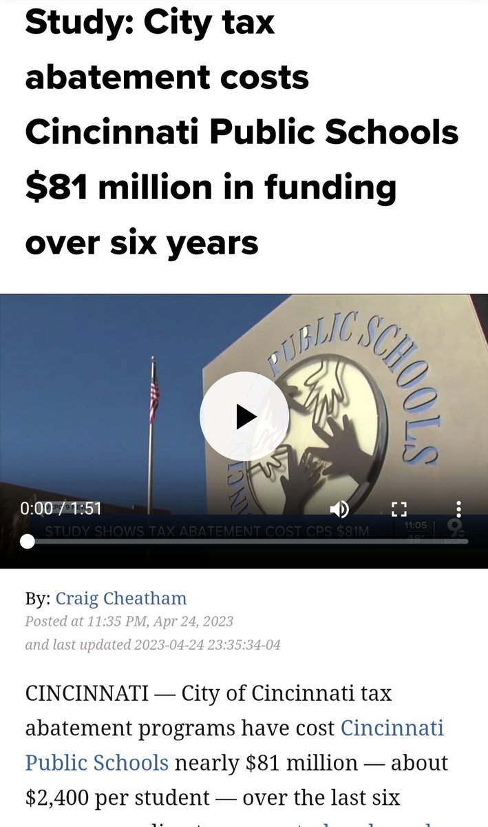 This is America.

Where teens with no income are responsible for paying for basic classroom materials at a public school.

This is because our city &amp; country have been actively defunding public education for DECADES.

And it's only been exacerbated locally via tax abatements.
