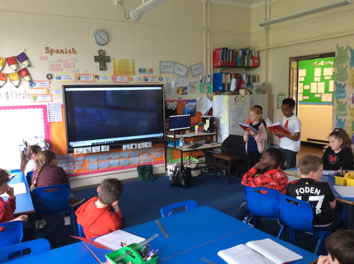 StMM_2021's tweet photo. Year 3/4 enjoyed performing their own voice over to the short film, ‘La Luna’ 🌟 #thevoiceover #shiningbright https://t.co/P3tvGLONOy