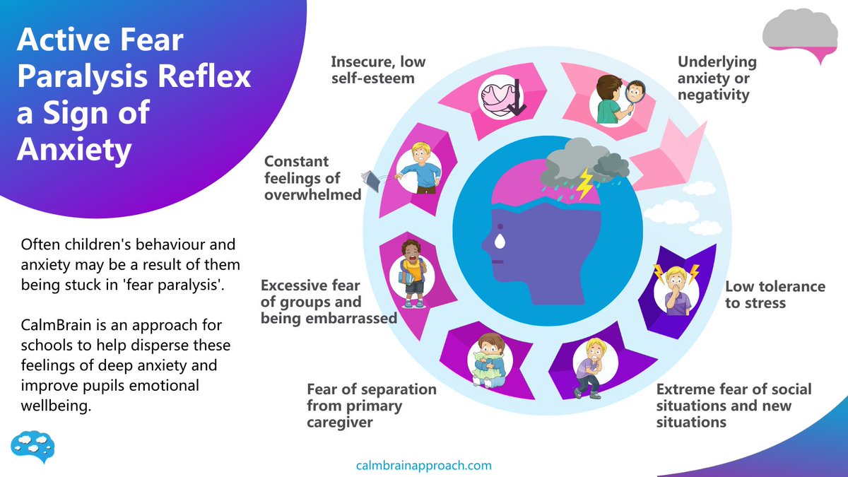 CalmBrainTweets's tweet image. CalmBrain emphasises understanding the Fear Paralysis Reflex as it can impact a child&apos;s attachment, security and confidence.
calmbrainapproach.com
#calmbrain #calmbrainapproach #primitivereflexes #childmentalhealth #primaryschool #trauma