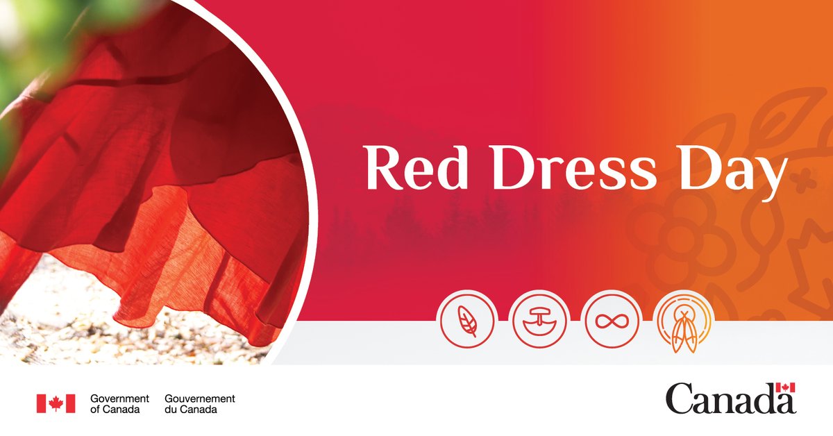 On May 5th, we recognize #RedDressDay. This day honours the memory of missing and murdered Indigenous women, girls, and two-spirit people. Let's show our support for Indigenous communities and work towards ending this epidemic. #IndigenousHistoryMonth