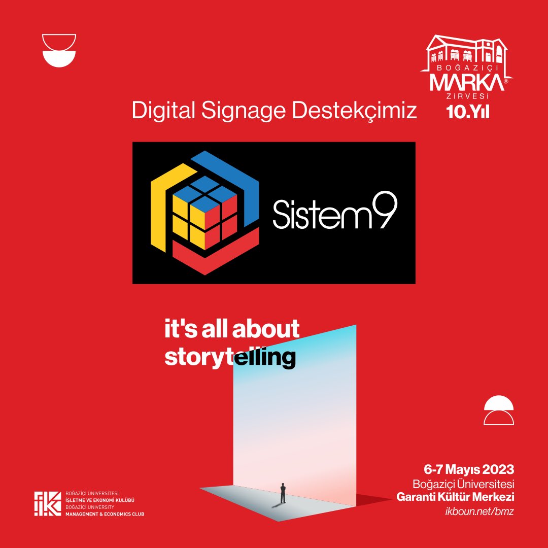 Sistem9 Boğaziçi Marka Zirvesi’nde Digital Signage Destekçimiz!

Etkinliğimiz sertifikalıdır. 

Yerini ayırtmayı unutma!

Biletlere ulaşmak için:
biletino.com/tr/e-l3l/bogaz…