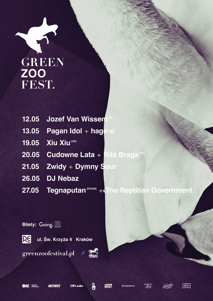 FrontRowHeroes's tweet photo. U progu Maja tradycyjnie mamy dla Was @greenzoofestival . 13 szczęśliwa edycja będzie 3 weekendowym cyklem koncertów w Bunkrze i na Naszym podwórku @klub_re Zapraszamy!

Bilety 🎫🎟 znajdziecie w eventach i na @goingdot  :  https://t.co/iF4dcgGkXj
 
https://t.co/qG0W9qcTxY https://t.co/5LBFp0zEW5