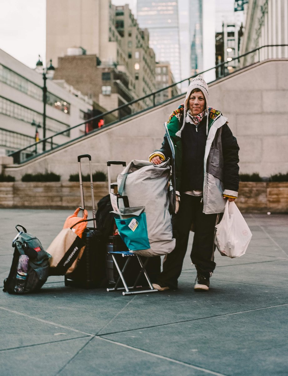 The hardest part of being without #shelter is #exhaustion. Read more of Sandra's story and support us so that together we can help more. 
#NGO 
ttps://sheltersuit.com/unsheltered-moments/the-gift-of-sleep/