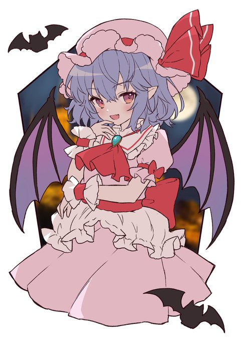 小悪魔(東方プロジェクト) 「こぁこぁ」|亜羽瀬ひののイラスト