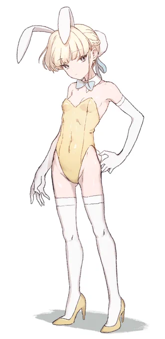 トキさんのバニー実装前に想像してたバニー。