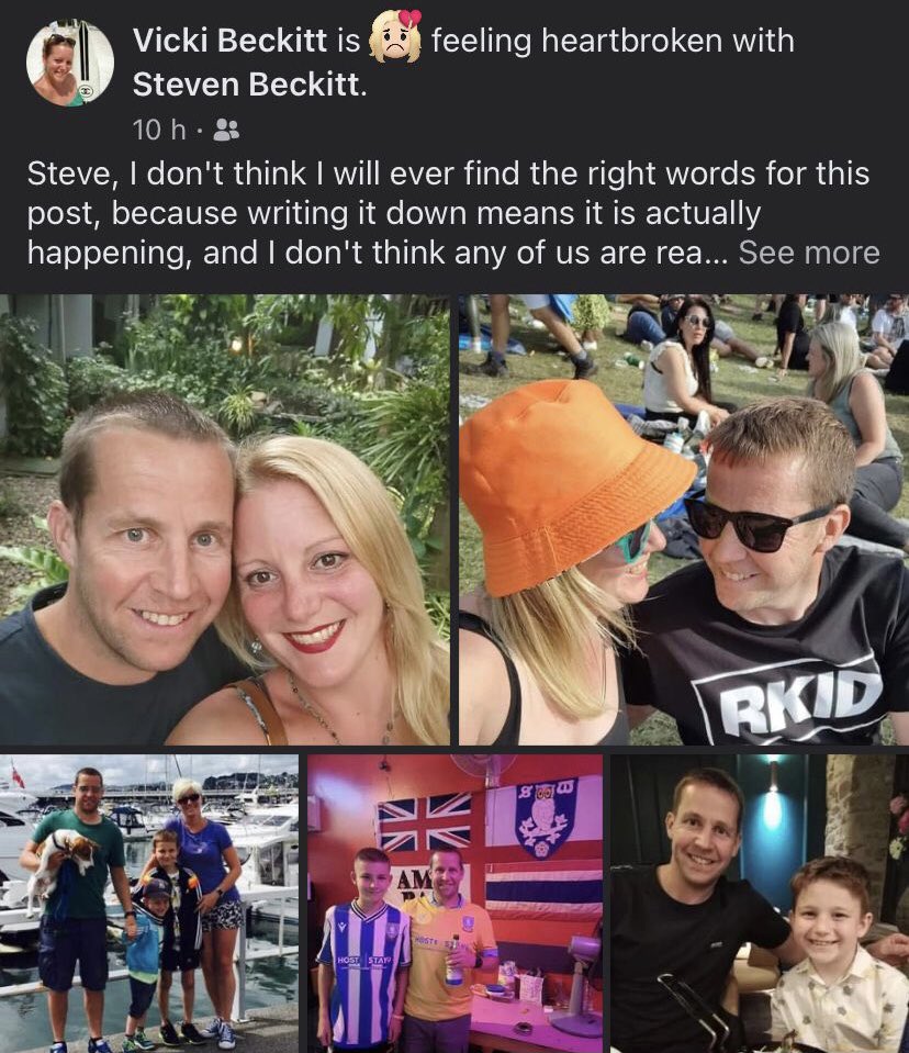 W_pow311's tweet photo. Hi everyone hope you’re all well. This is my mate who sadly passed away on 17/04/23, aged 43. He was a massive Wednesday fan and will be missed immensely. We are hopIng to get a minutes applause on the 43rd minute on Sunday against Derby. Please spread the word, much appreciated. https://t.co/RlxVpO5myA