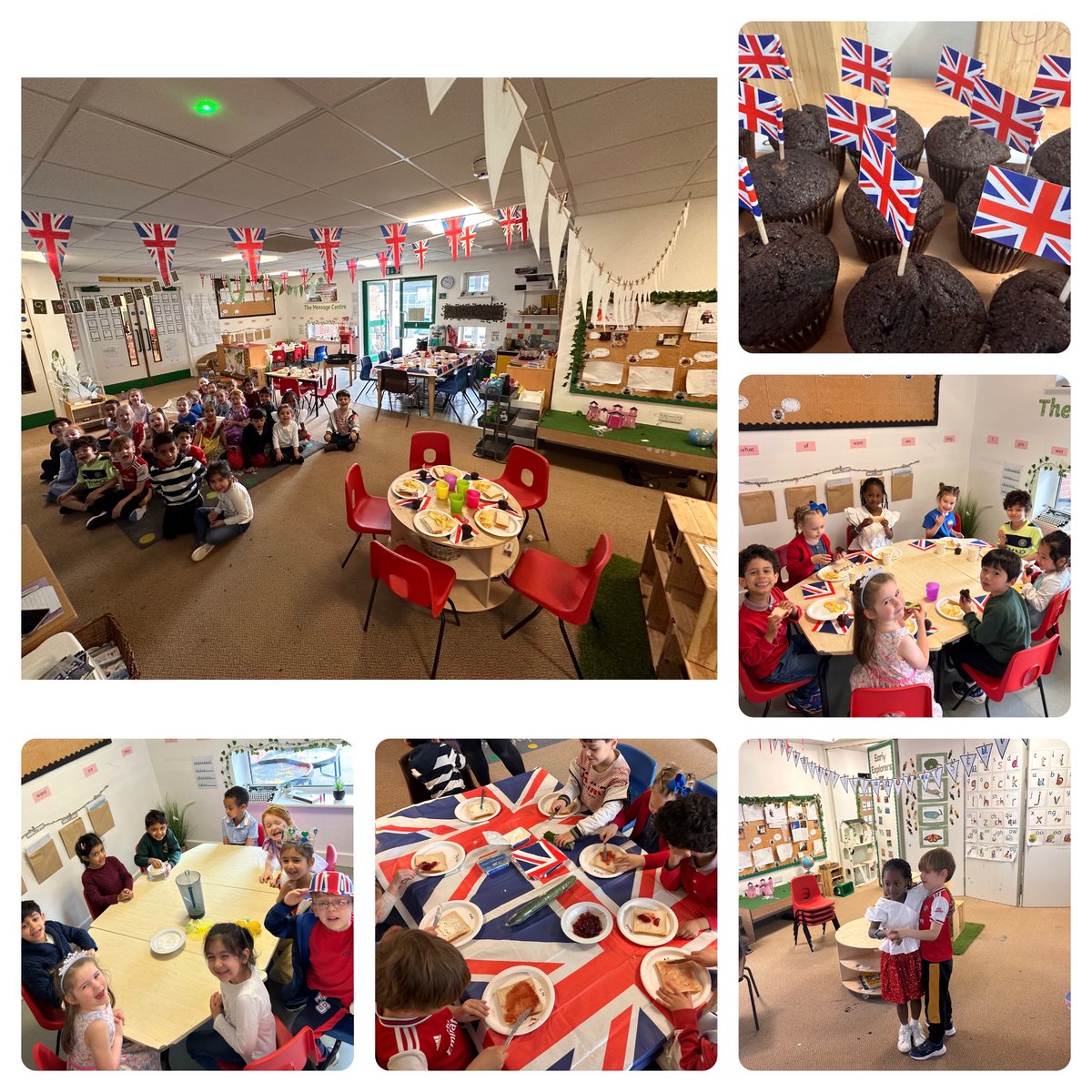 firsprimarysale's tweet photo. #RecAsh what a fantastic Coronation Tea Party! We prepared our own lemonade and sandwiches and ended it with a dance #Oracy https://t.co/vlFFGRUvg6