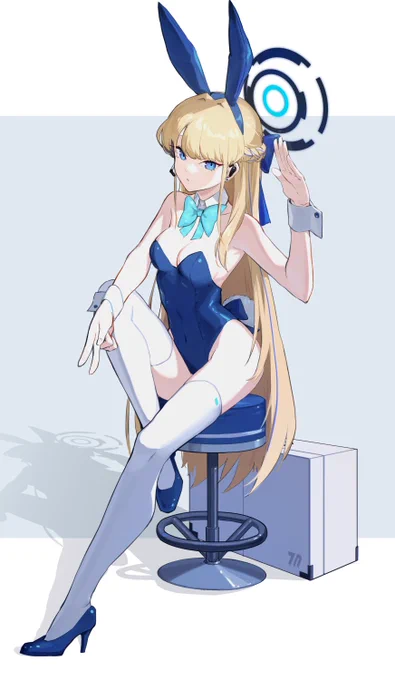 トキ・・カフェでクルクルしてるのかわいい #ブルアカ