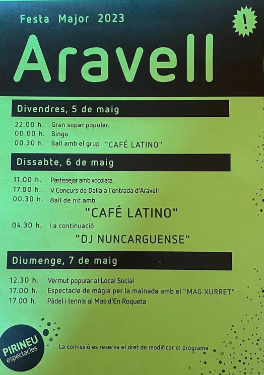 RadioSeu's tweet photo. El Consell Comarcal de l'#AltUrgell crea un mapa interactiu de festes majors. La temporada arrenca aquest cap de setmana amb la celebració a #Aravell. Accés al mapa: https://t.co/uoLgz0xw9h https://t.co/OvDUEN6y1M