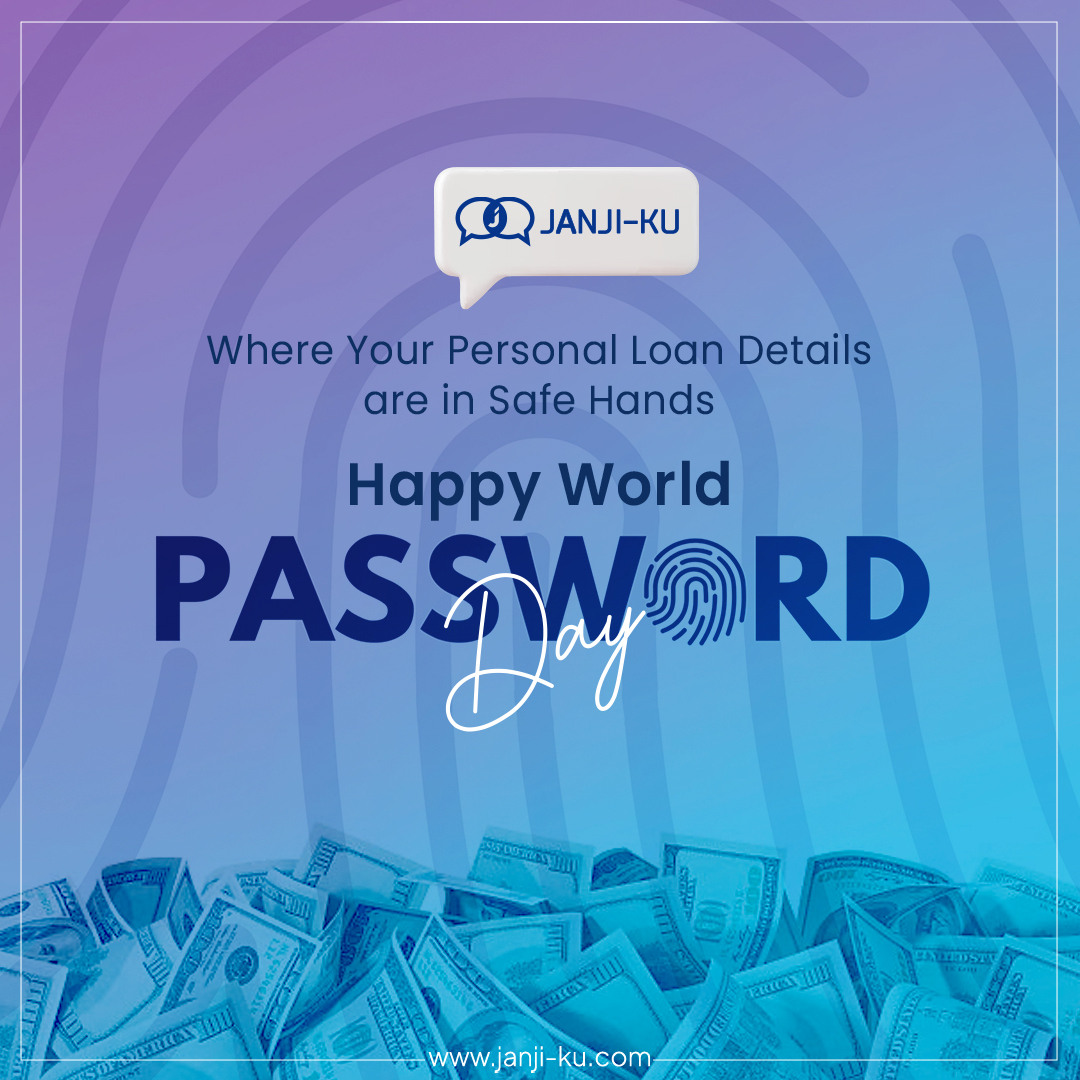 We don't let anyone hack your personal details when you lend or borrow a private loan digitally. Janji-Ku follows strict security measures to ensure data safety.
#HappyWorldPasswordDay

#PasswordDay #PersonalLoans #DataSecurity #PrivacyProtection #SecureLending #JanjiKu