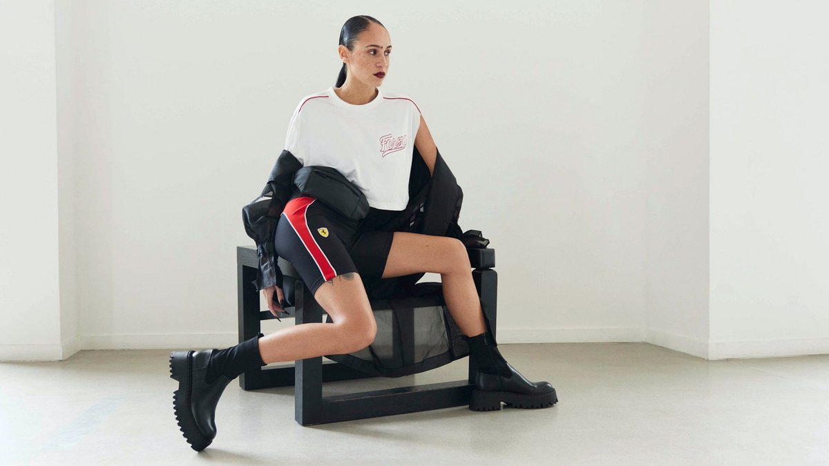 wayamagazine's tweet photo. PUMA and Scuderia Ferrari have joined forces with world-renowned creative director and designer June Ambrose to create the PUMA for Scuderia Ferrari – June Ambrose Collection, celebrating female empowerment in lifestyle and motorsport. https://t.co/mqt8fRvRv4 #WWMAG https://t.co/Ako7gEF4qN
