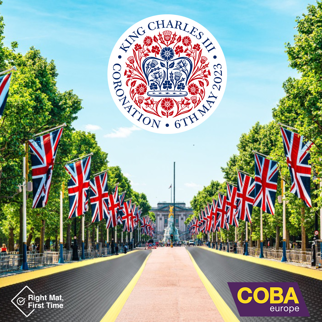 COBA Europe feiert die Krönung von König Charles III.

Und falls sie sich vor dem Buckingham Palace in London einreihen, stehen Sie bitte sicher und bequem - am besten auf unseren Anti-Ermüdungsmatten! :-)
#COBAmats #standupforhealth #KingCharlesIII #Coronation #RightMatFirstTime