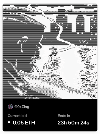 0xZing's tweet photo. thanks to @two_euro_cent for the first bid on "end of trading day in nyc."  

auction start now.

https://t.co/RLXzAvXVuB https://t.co/RyGTuQklvh