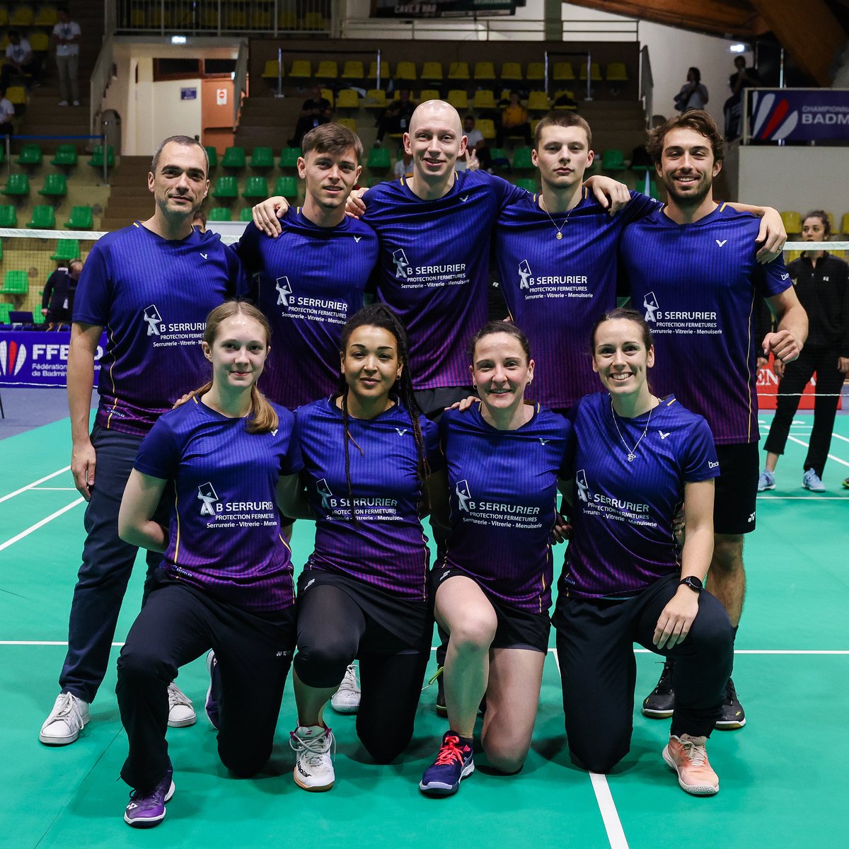 FFBaD's tweet photo. #FinalesTop12 Début des demi-finales à Élancourt !
La phase finale de TOP 12 débute à l'instant avec les demi-finales :
⚡️ Fos-sur-Mer vs Arras
⚡️ Mulhouse vs Chambly
💻 En direct sur https://t.co/V7ciy7Ukes (Court 1) et https://t.co/ukBdDWmqbT (Court 2) https://t.co/BBBcz5GOyH