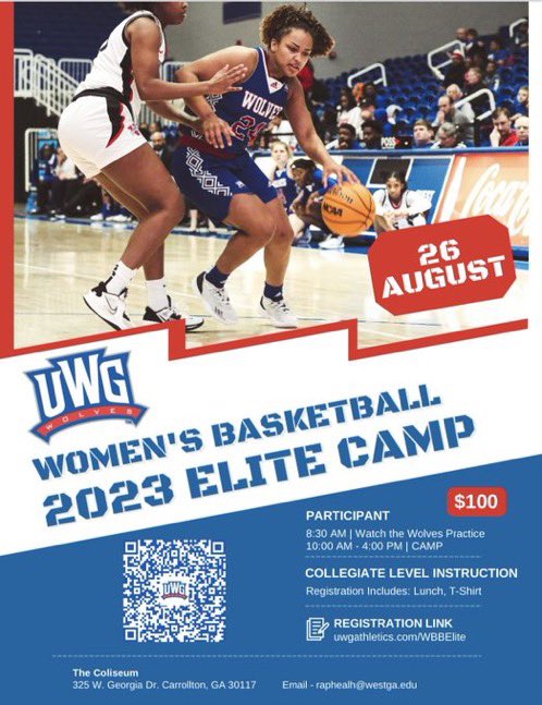#WestGeorgia #Braves release their elite camp date

<a href="/joannareitz/">Joanna Reitz</a> <a href="/CoachRaphHarris/">Rapheal Harris</a> @WolvesWBB