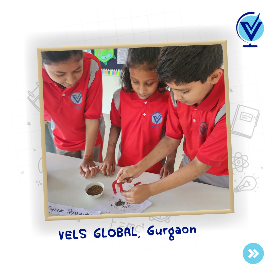 GlobalVels's tweet image. Solving the Magnet mystery by embracing conceptual learning only at Vels Global, Gurgaon.

#Vels #Magnetseparation #science #fun