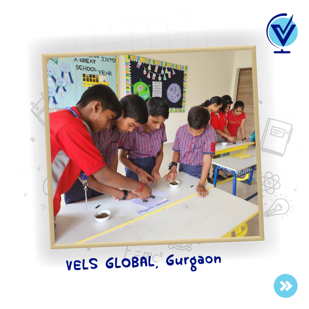 GlobalVels's tweet image. Solving the Magnet mystery by embracing conceptual learning only at Vels Global, Gurgaon.

#Vels #Magnetseparation #science #fun