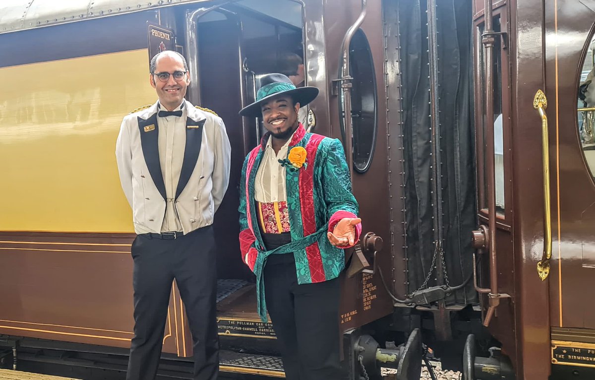 RailwayTrav's tweet photo. So much fun today at Victoria Station for a #murdermystery train 🚂 journey around #kent on the splendid #belmondbritishpullman #traintravel #luxurytrains #traintravel https://t.co/WouEs1VBlo