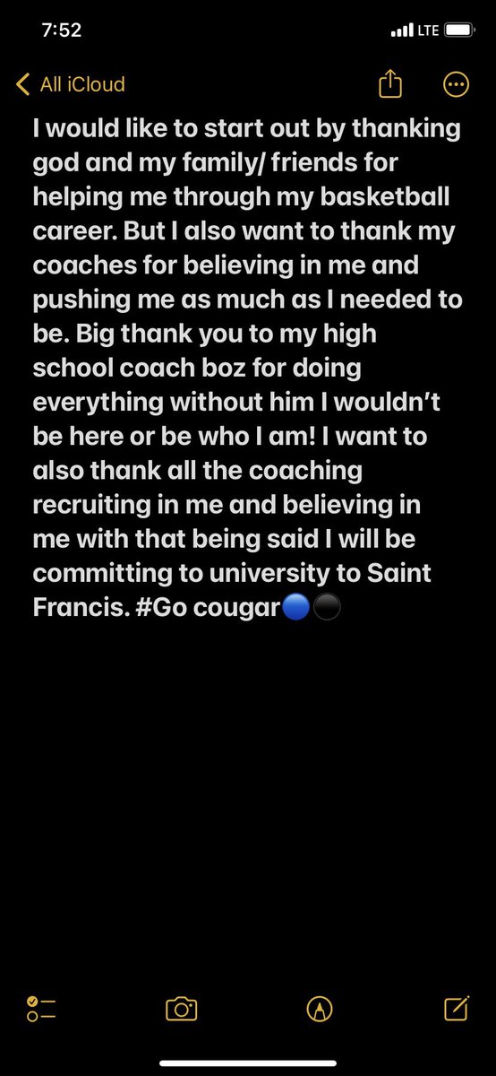 After a great visit and great conversation with coach luke and the staff I'm excited to announce I will be committing  to university of Saint Francis. #GoCougars <a href="/usf_mbkb/">USF Men’s Basketball</a>  <a href="/coach_mcgowen/">Matt McGowen</a> <a href="/MHSBeMOORE/">Mooresville Athletics</a> <a href="/coach_baz/">Shabaz Khaliq</a> <a href="/MichaelAsher70/">Michael Asher</a>