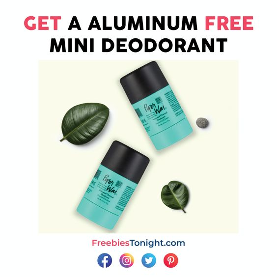 FreebiesTonight's tweet photo. Discover the power of natural deodorant with PiperWai! Ditch harmful ingredients like aluminum and get a free Mini Deodorant, just pay shipping
https://t.co/4PVaUVgNsT

#freebies #freesamples #fragrances https://t.co/fgu1MoXOgv