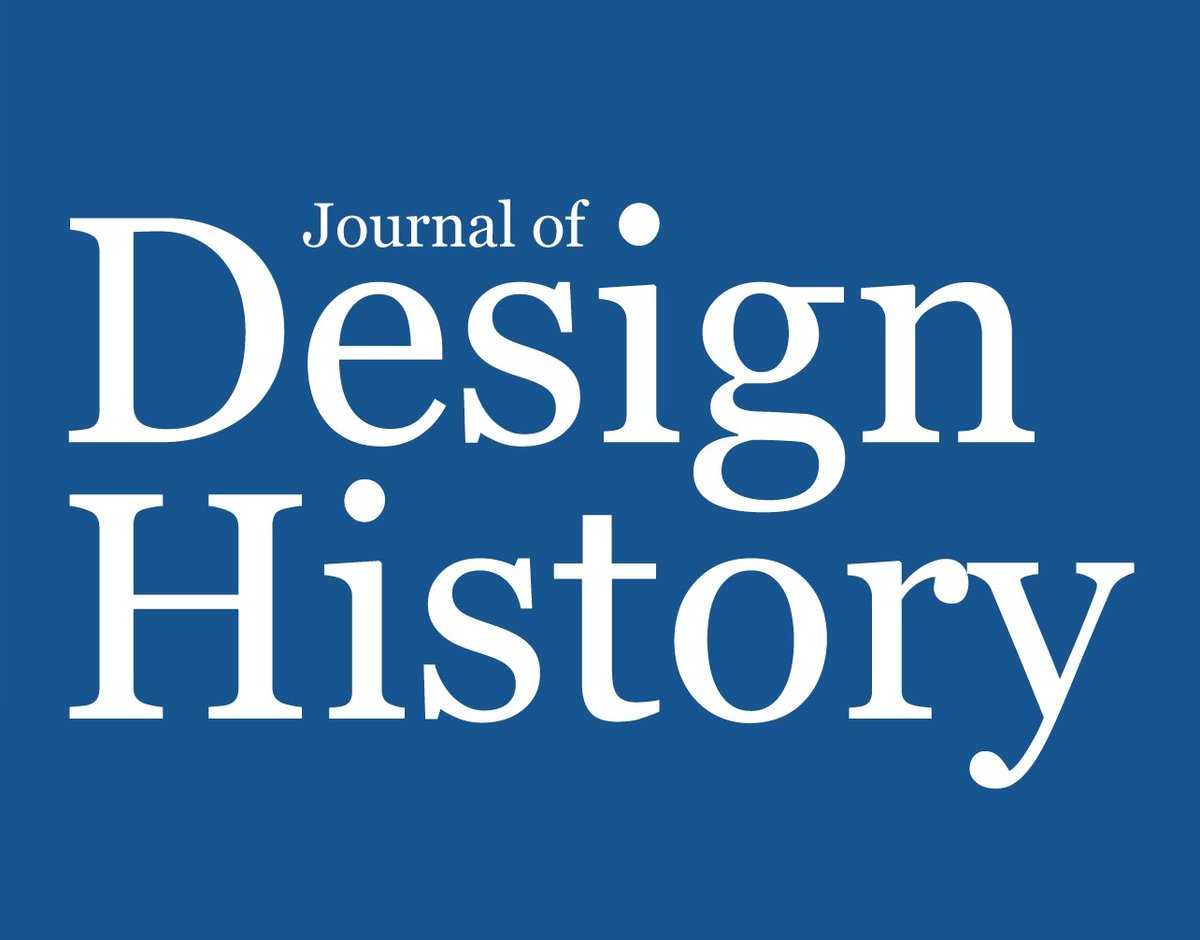 Call for submissions: the @JoDesignHistory is launching a new section named Explorations for shorter submissions that can be provocative, reflective, creative, poetic, experimental, or responsive. Please visit our website for more information:

designhistorysociety.org/news/view/call…
