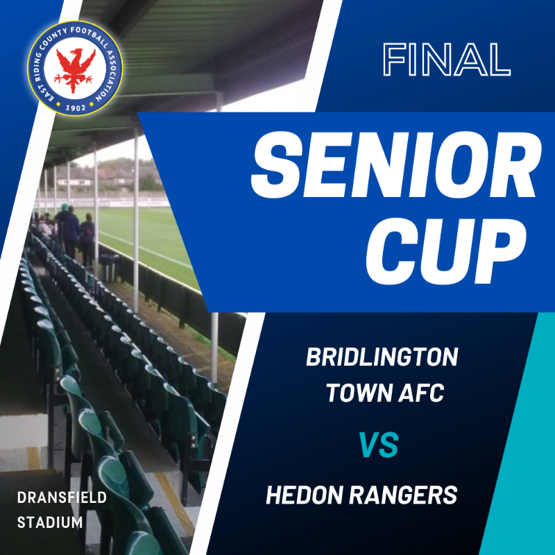 EastRidingFA's tweet photo. 🔜 There is two huge County Cup Finals set to take place this week.

1⃣ First up is tonight's Men's Senior Cup Final at @north_ferribyfc.

2⃣ Then tomorrow @BridSpaFC take on @RoversMillau at @BridTownAFC!

#ERCFACups | 🏆