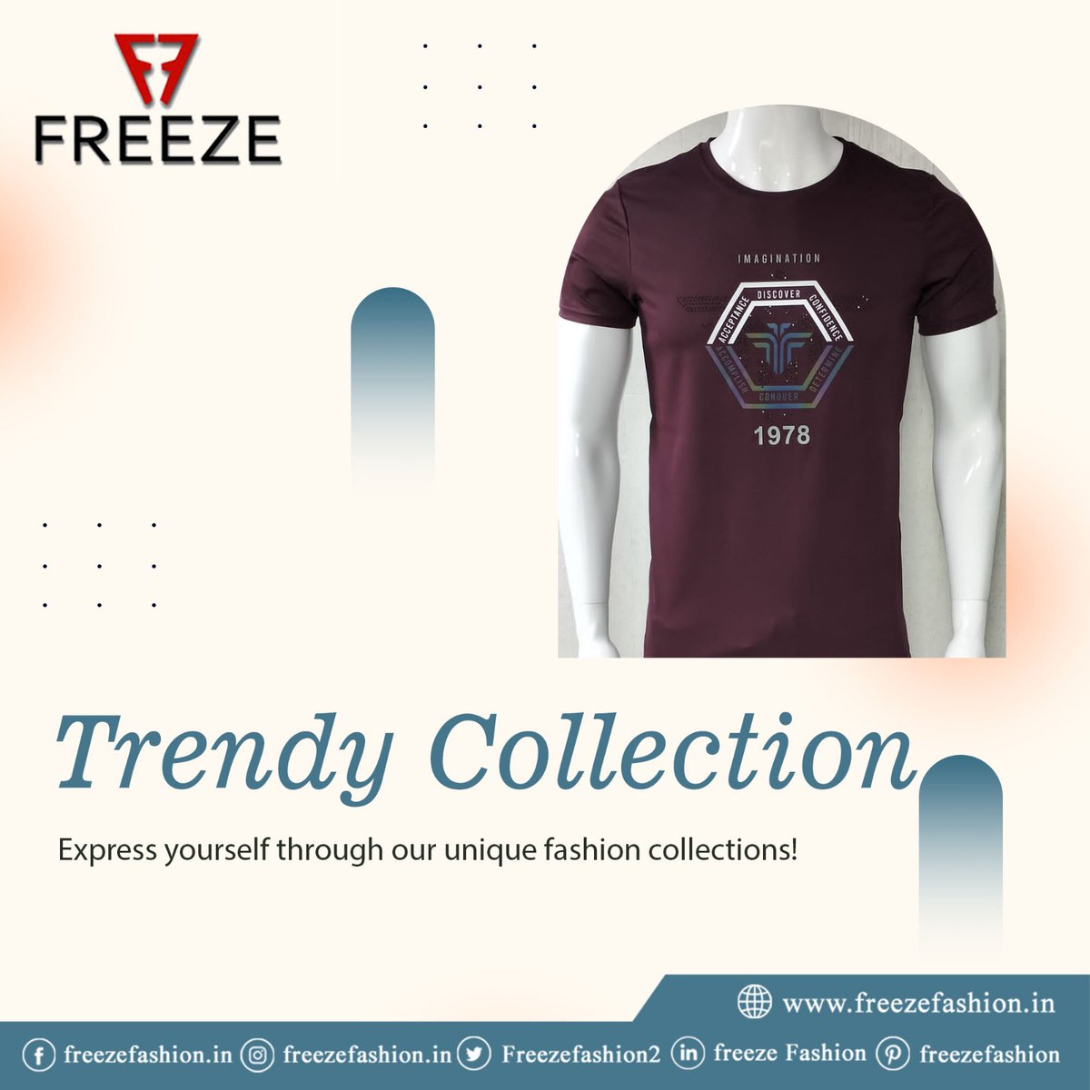 Express yourself through our unique fashion collection

freezefashion.in
#freezefashion #mensfashion #tshirt #mensstyle #contactnow #style #fashion #menswear #swag #express #trendy #unique