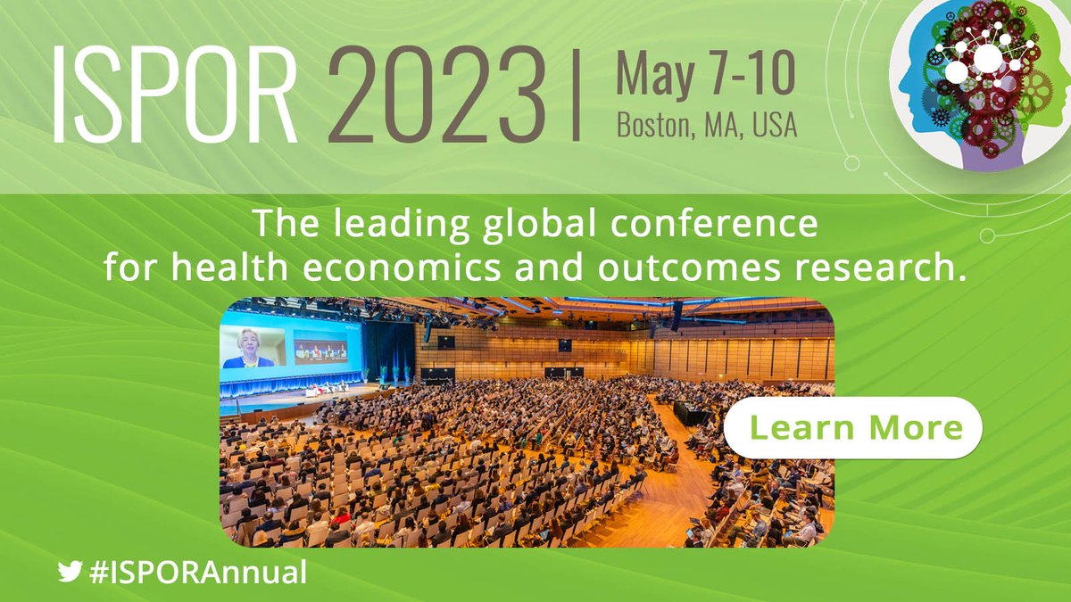 JME_Journal's tweet photo. ISPOR 2023, the leading global conference for health economics and outcomes research (#HEOR), May 7-10 at the Boston Convention &amp; Exhibition Center, Boston, MA, USA. Hear the latest hot topics and trends in #HEOR. #ISPORAnnual 

Click the link for more 👉 https://t.co/mCrgrlMmfD https://t.co/9rrw02c6oQ