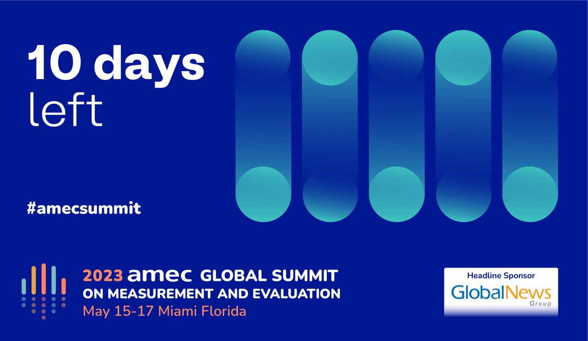 AmecOrg's tweet photo. #amesummit is happening in 10 days in Miami! There is something for everyone.

Programme 👉 https://t.co/1v0IqYTpLd
Speakers 👉 https://t.co/4zM0aAAKTg
Register 👉 https://t.co/zr0AiuefMI

#measurement #evalution #metrics #research #casestudies #learning #networking #technology https://t.co/R8Cy6eNbOR