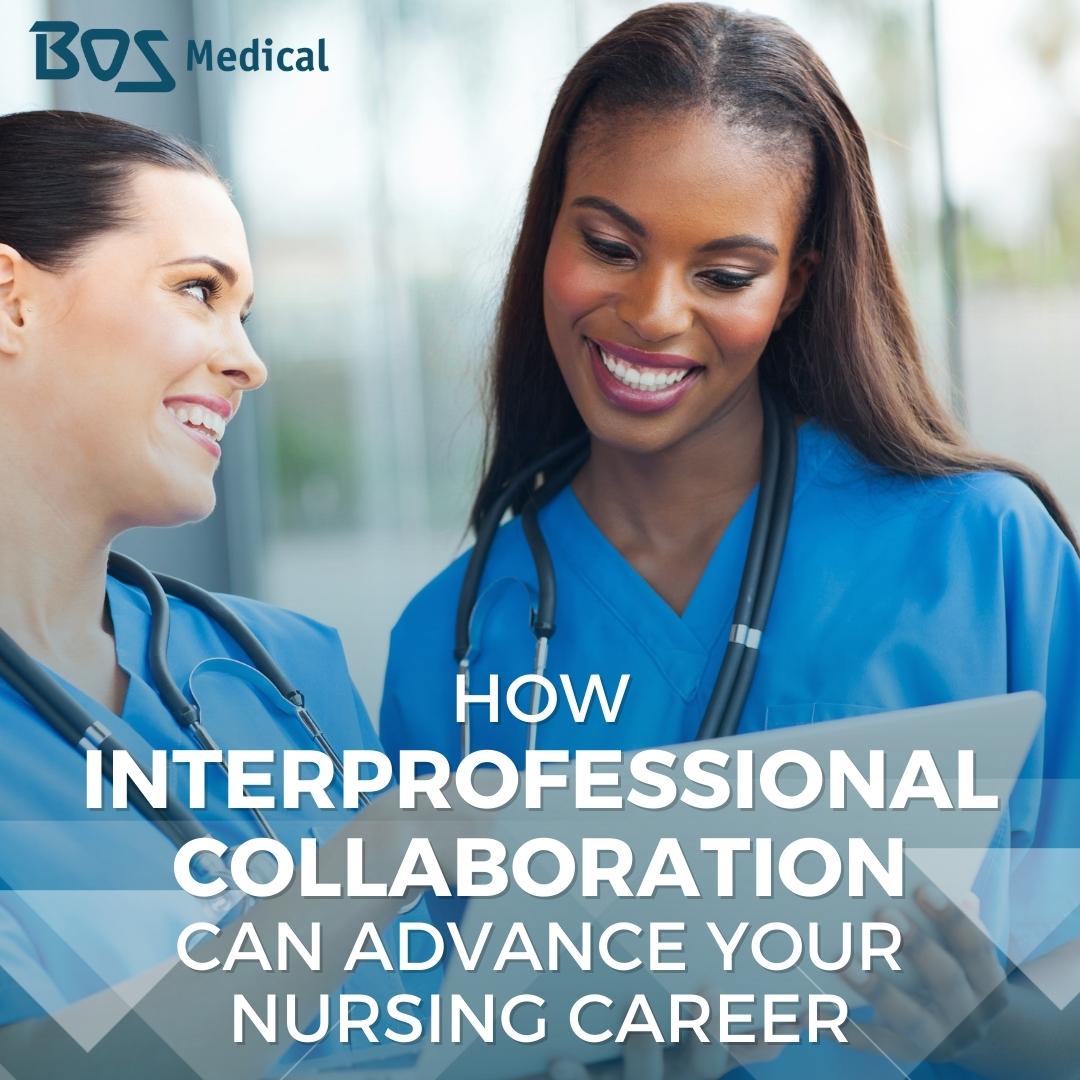Interprofessional Collaboration can significantly advance your nursing career, helping you reach new professional milestones and enjoy a more fulfilling work experience. Learn more: nsl.ink/a2J4

#BOSMedical #InterprofessionalCollaboration #NursingCareer