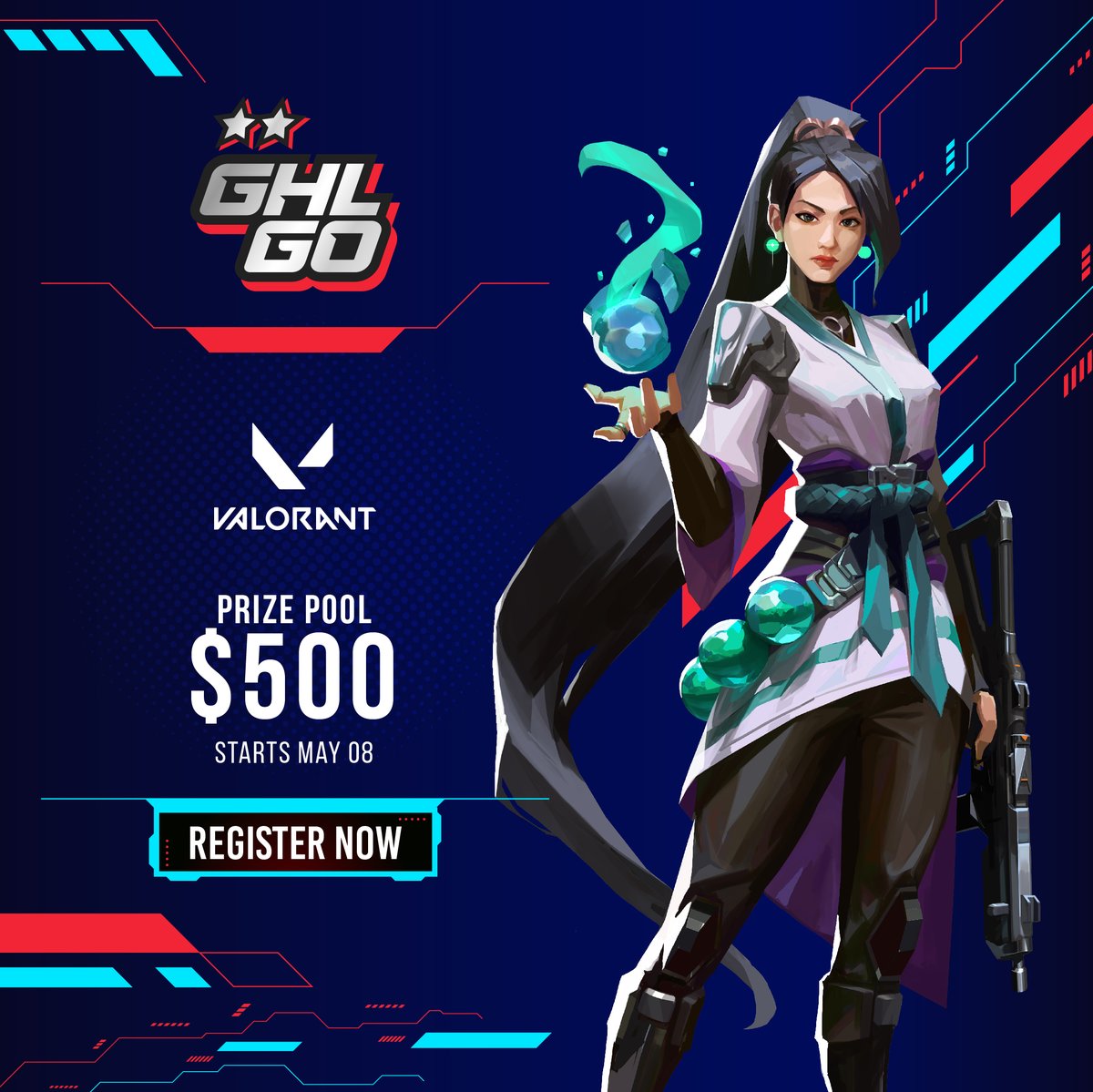 انضم الآن إلى تحدي Valorant ضمن منافسات GHL GO استعرض قدراتك الفردية بالأسلحة المتنوعة، فكك السبايك ثم هاجم  بقوّة ونافس على 500$ جائزة للبطولة! افتح الطريق أمام فريقك وتوجه نحو المراتب الأولى!

سجل الان:
gamershub.me/tournament-det…

#valorant #gaming #pc #gamingcommunity