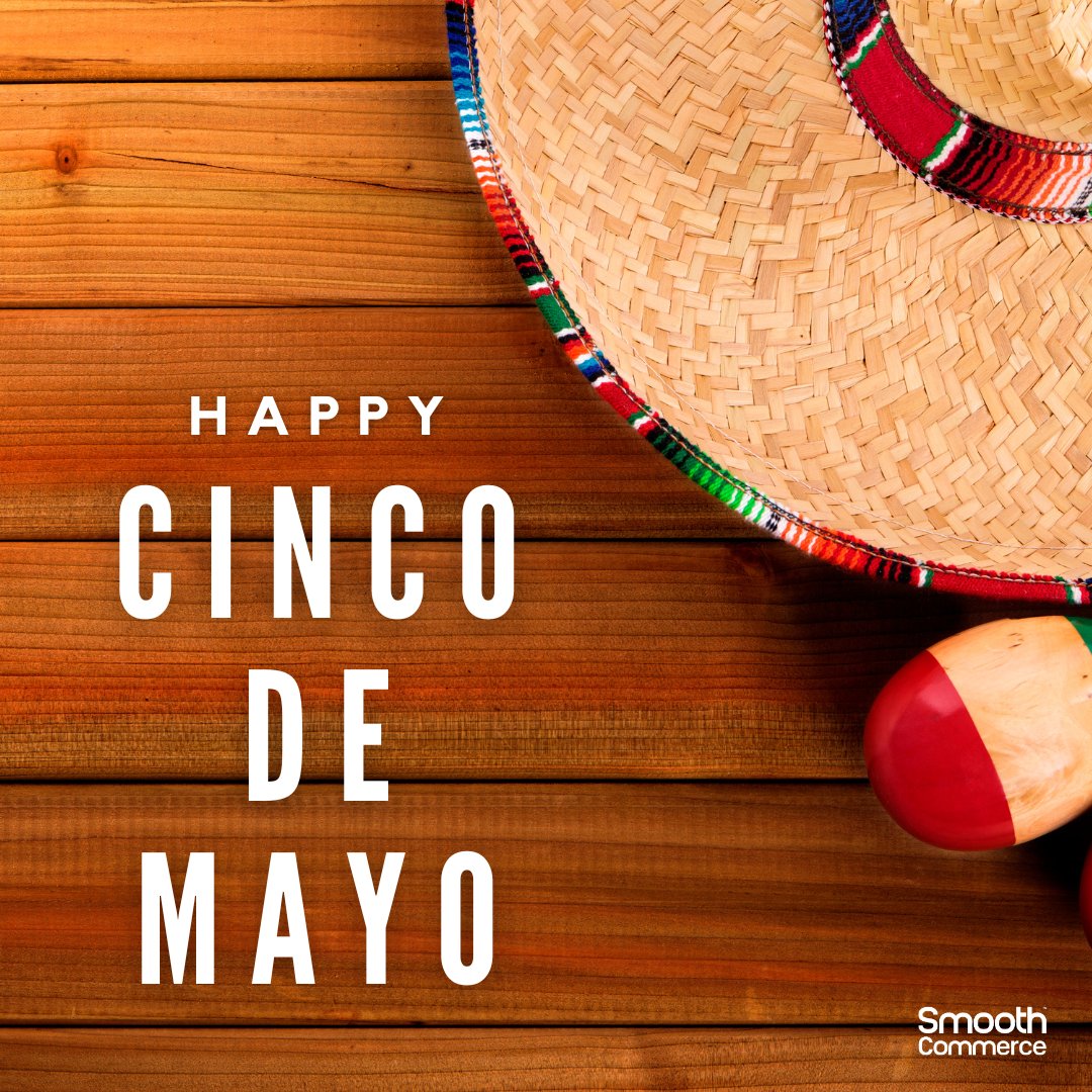 Happy Cinco de Mayo to all those celebrating today! Whether you're enjoying a margarita or some delicious food, we hope your festivities are filled with joy and good company. Smooth Commerce wishes you a wonderful celebration!

#CincodeMayo #Celebration #restaurants