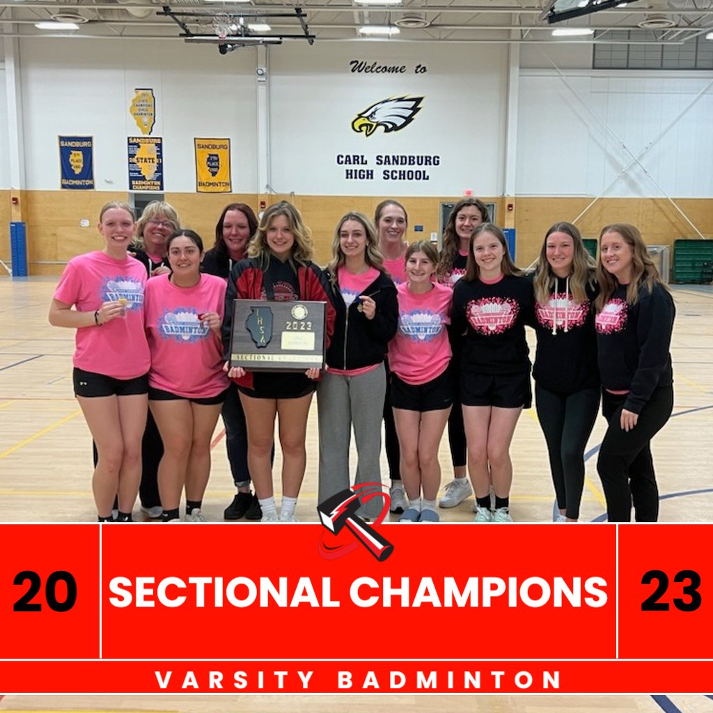 Congratulations to the Girls Badminton Team on becoming SECTIONAL CHAMPIONS!!! These athletes are our state qualifiers for next weekend: Vivian Myrick, Leslie Lovell, Kate Spittal, Tara DePoister, Rylie Swinford, & Gabby Hubbs! Congratulations ladies! Good luck at state!!