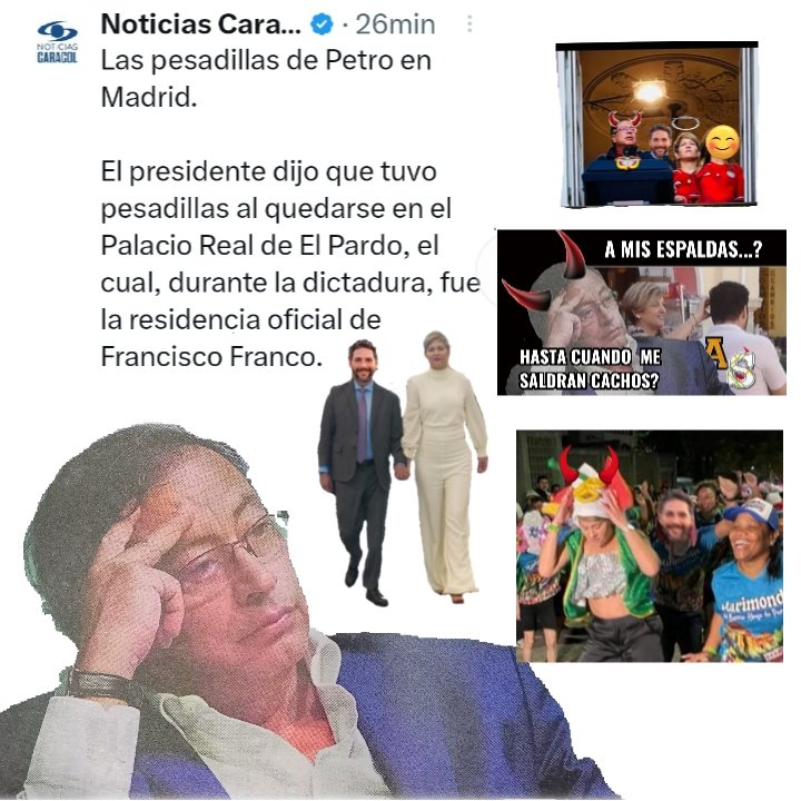 Noticias Caracol on Twitter: "Las "pesadillas" de Gustavo Petro al dormir en la que fue la residencia de Franco en Madrid https://t.co/I6gFmgdWxv" / Twitter