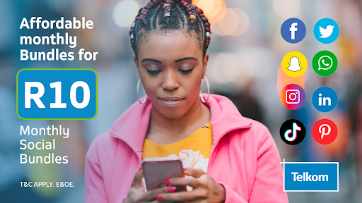 TelkomZA's tweet photo. @SegoTsotetsi Sis allow us to be part of your journey @SegoTsotetsi  here's to 2 years 🎉🤗. Stay up-to-date with the latest trends and more using the monthly #TelkomSocialBundles from only R10. Dial *180# and stay entertained ✨.

^TSH https://t.co/xZagJPxced