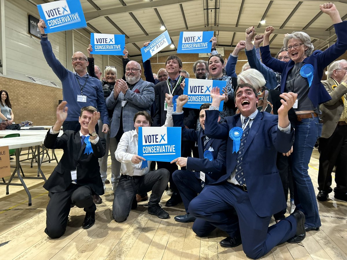 Hannahjourno's tweet photo. CONS HOLD in East Cambs. There was a lot of talk about the Lib Dems taking power here, but in the end the Conservatives held on. The end result was the same as in 2019. CONS 15 councillors LD 13 councillors https://t.co/mBLoOonlLj