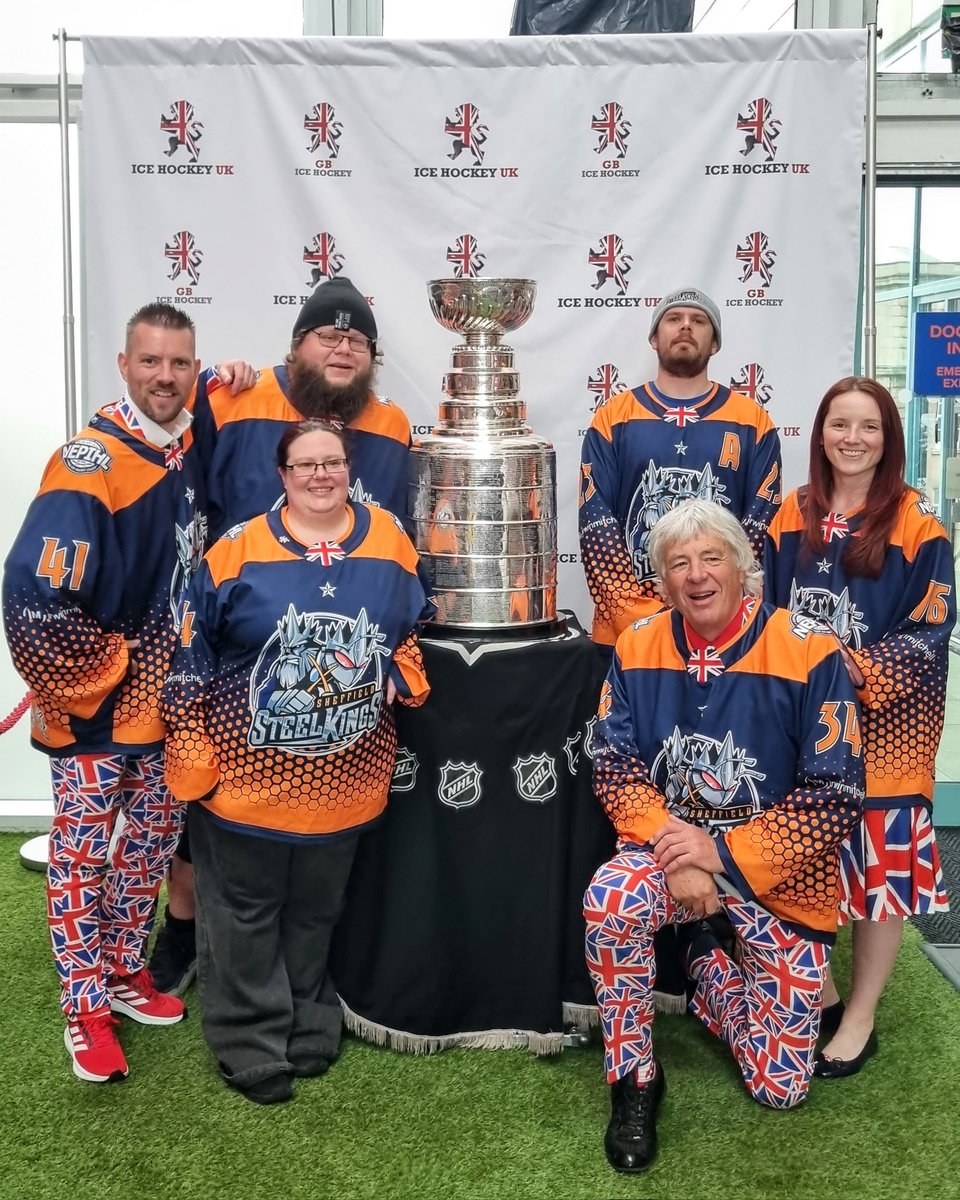 Steelkings with the #StanleyCup!

Currently in #Nottingham as part of the World Championships, we had to get a photo with the best trophy in sport! (Especially as the original bowl was made in #Sheffield)

#HailToTheKings 👑  
#StanleyCup #NHL #HHOF #ParaIceHockey