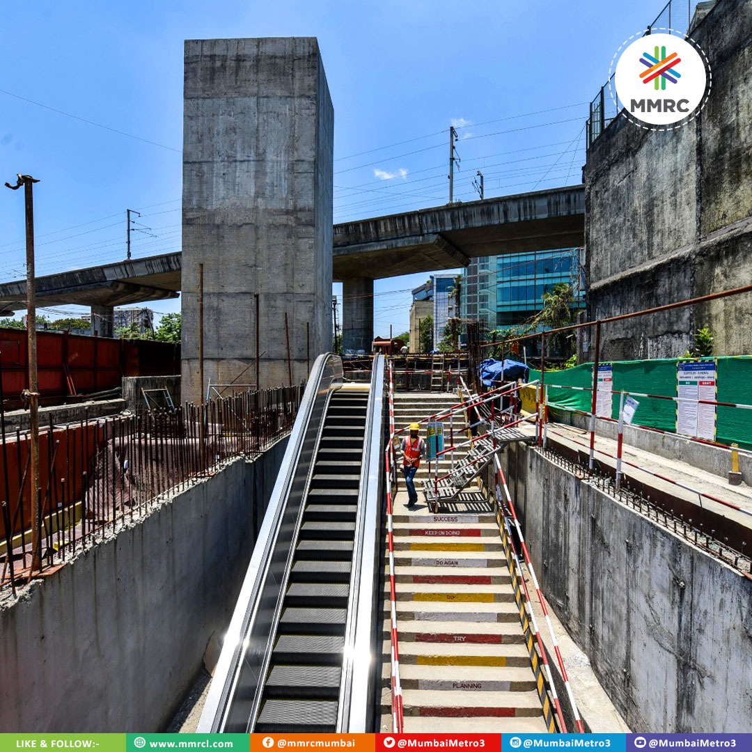 MumbaiMetro3's tweet image. Both these stations are part of #Metro3 Phase-1 launch plan. 
#Metro3in2023 
#ProgressReview
