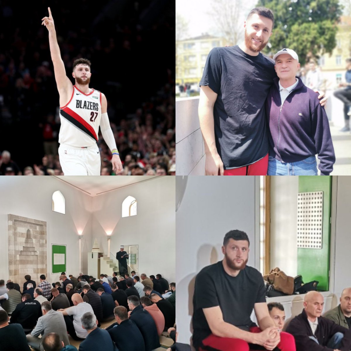 Jumma prayer today (May 5,2023) Bosnia and Herzegovina
Together with my dear friend NBA basketball star (Portland USA) Jusuf Nurkic

@CoachMuhamed https://t.co/fCRuABpSjB