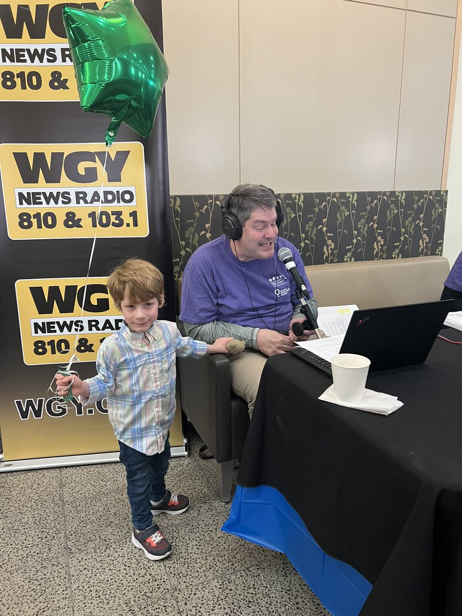 Peter spent 111 days in the NICU when he was born. Now he’s 4 years old and thriving!  He and mom are sharing their story at Radiothon!  Help support the thousands of children who need care are our children’s hospital <a href="/995TheRiver/">99.5 The River</a> <a href="/810WGY/">810 & 103.1 WGY</a> 

secure.amc.edu/site/Donation2…