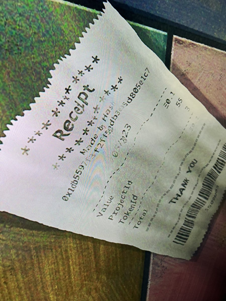 NORIWTS's tweet image. Another inspiring work from @0xhaiku 
Minted at live @brtmoments 
Worth minting after hearing all the concept
#generative #relational #physical #receipt